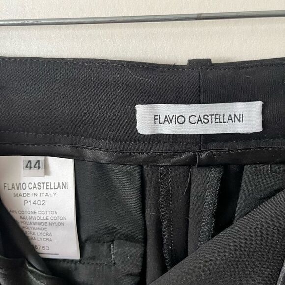Flavio Castellani Black Womans Pant US 8 - Picture 3 of 5